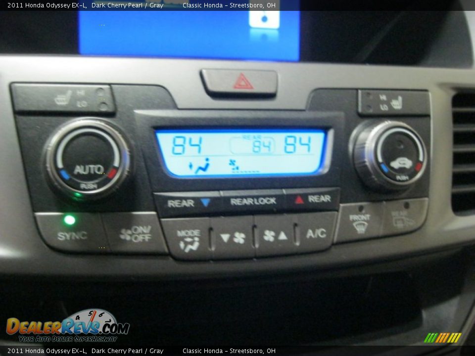 2011 Honda Odyssey EX-L Dark Cherry Pearl / Gray Photo #25