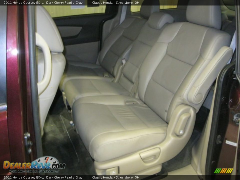 2011 Honda Odyssey EX-L Dark Cherry Pearl / Gray Photo #31