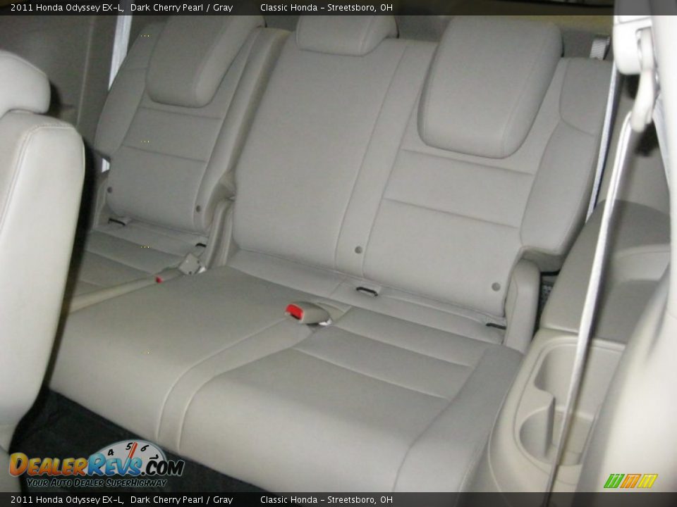 2011 Honda Odyssey EX-L Dark Cherry Pearl / Gray Photo #32