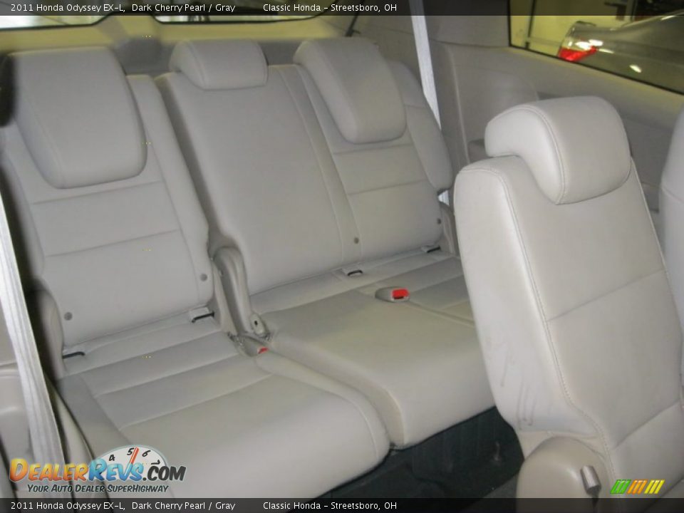 2011 Honda Odyssey EX-L Dark Cherry Pearl / Gray Photo #33