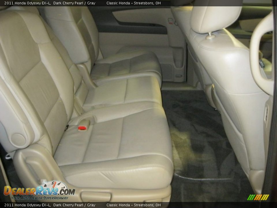 2011 Honda Odyssey EX-L Dark Cherry Pearl / Gray Photo #34