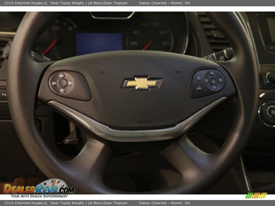 2014 Chevrolet Impala LS Silver Topaz Metallic / Jet Black/Dark Titanium Photo #8