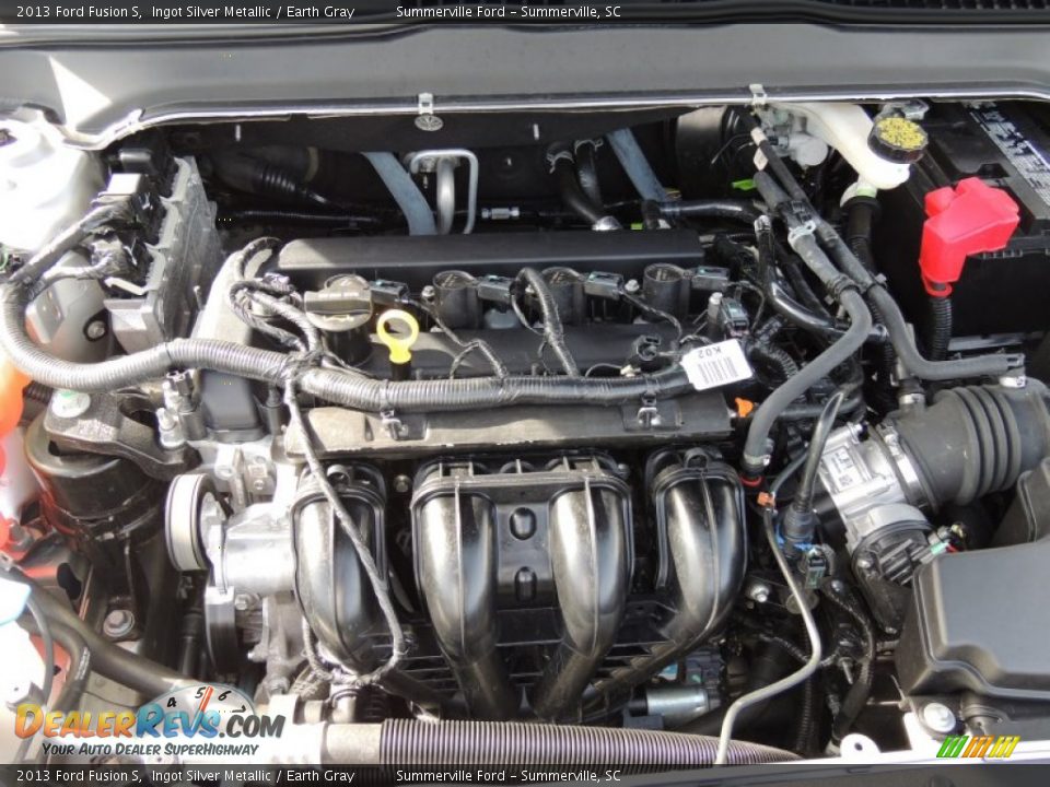 2013 Ford Fusion S Ingot Silver Metallic / Earth Gray Photo #17