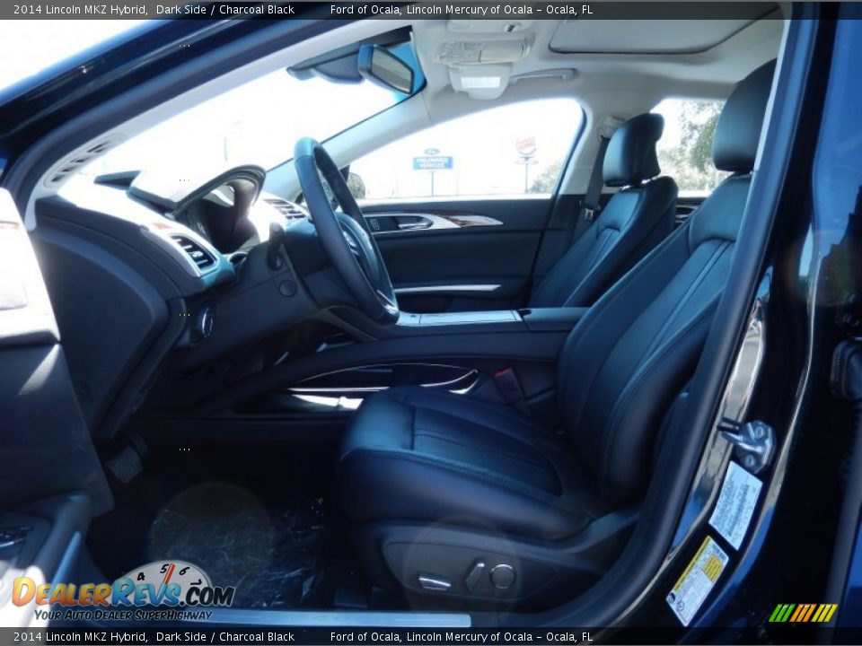 2014 Lincoln MKZ Hybrid Dark Side / Charcoal Black Photo #7