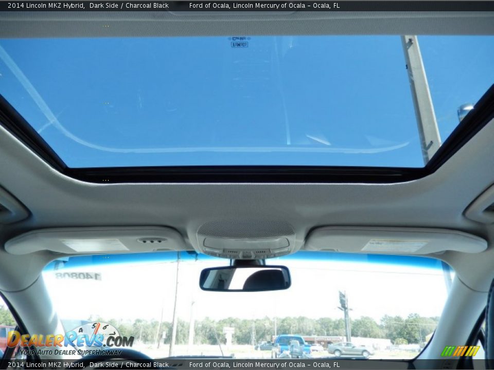 2014 Lincoln MKZ Hybrid Dark Side / Charcoal Black Photo #9