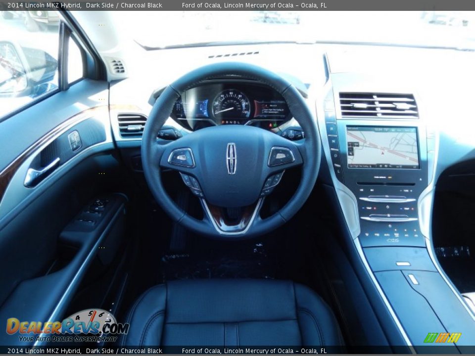 2014 Lincoln MKZ Hybrid Dark Side / Charcoal Black Photo #10