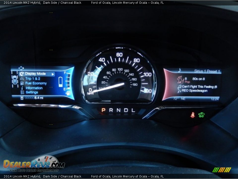 2014 Lincoln MKZ Hybrid Gauges Photo #11