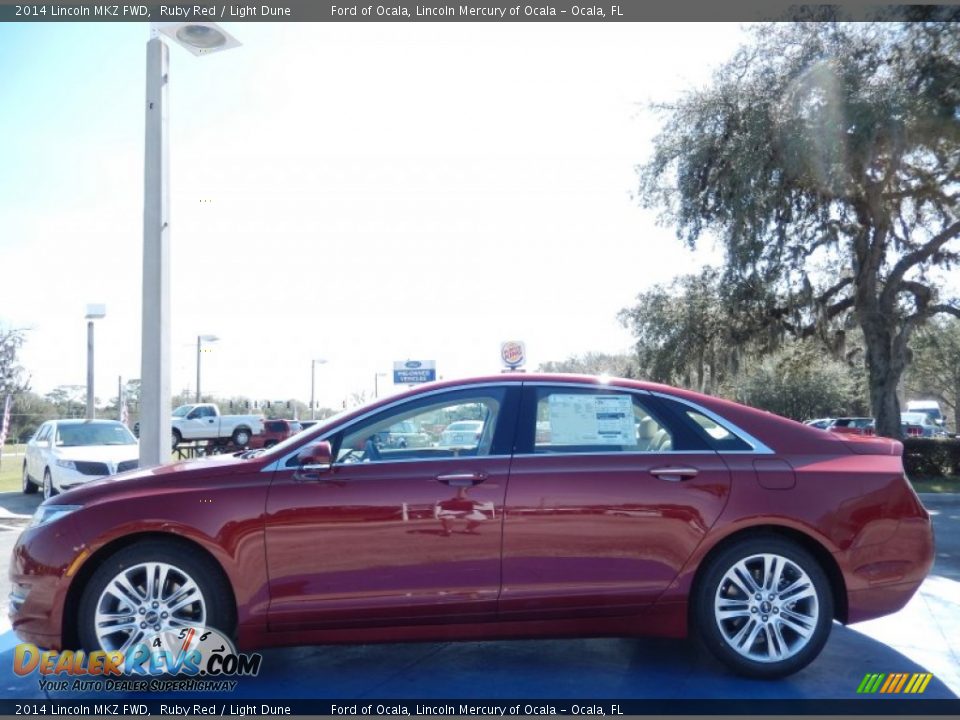 Ruby Red 2014 Lincoln MKZ FWD Photo #2