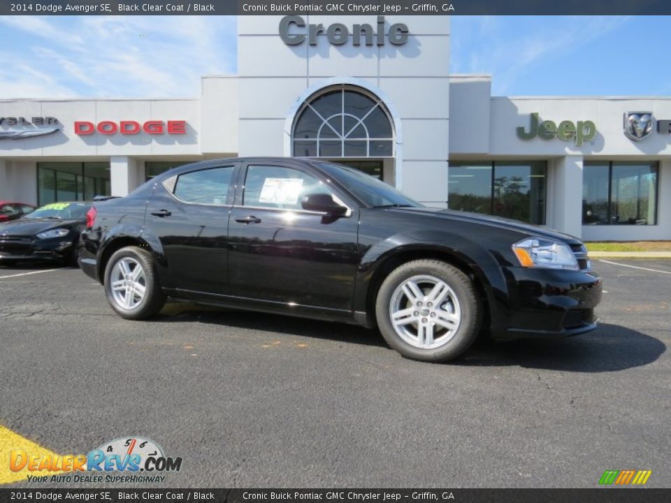 2014 Dodge Avenger SE Black Clear Coat / Black Photo #1