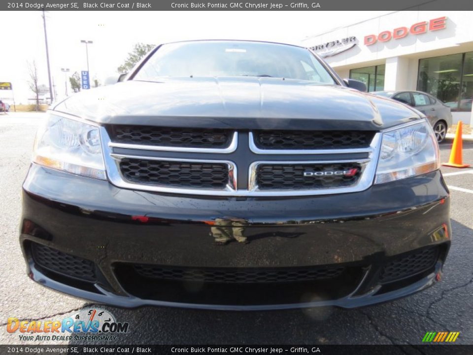 2014 Dodge Avenger SE Black Clear Coat / Black Photo #2