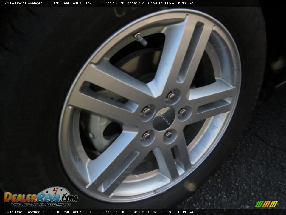 2014 Dodge Avenger SE Black Clear Coat / Black Photo #9