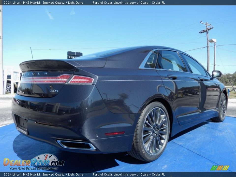 2014 Lincoln MKZ Hybrid Smoked Quartz / Light Dune Photo #3