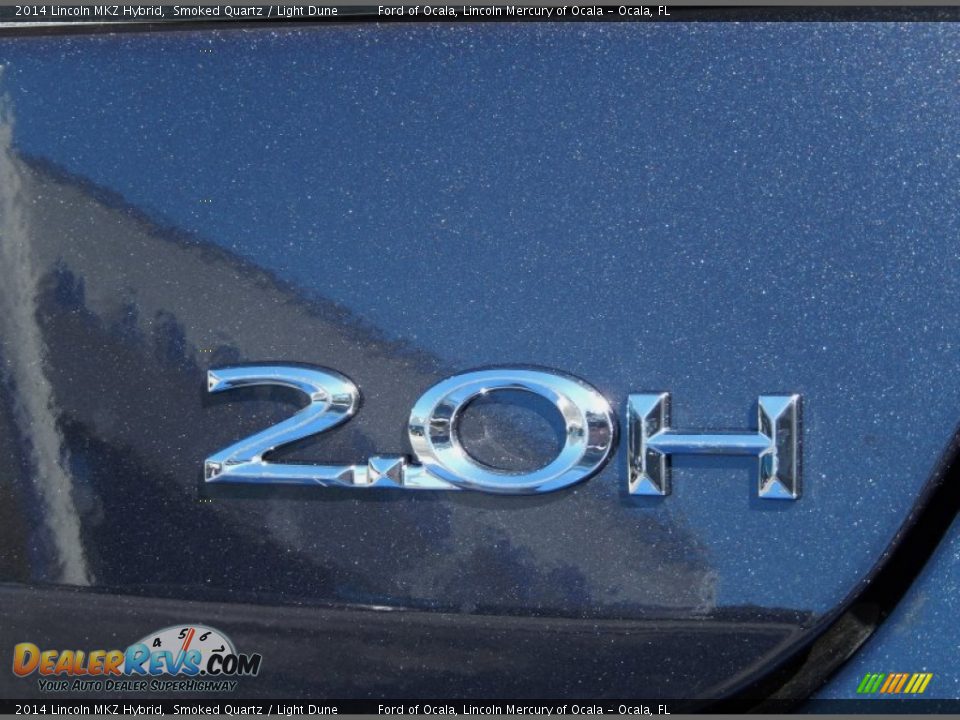 2014 Lincoln MKZ Hybrid Smoked Quartz / Light Dune Photo #5