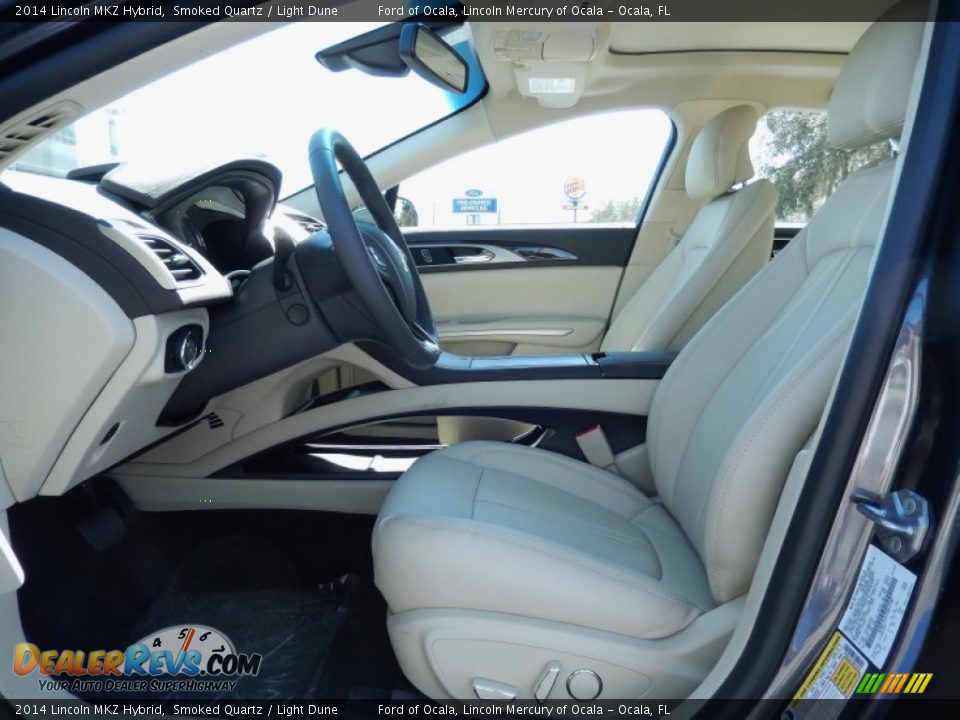 Light Dune Interior - 2014 Lincoln MKZ Hybrid Photo #7