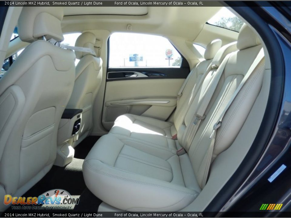 Rear Seat of 2014 Lincoln MKZ Hybrid Photo #8