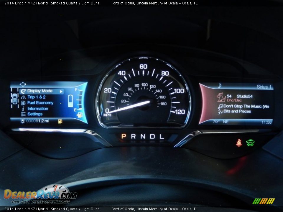 2014 Lincoln MKZ Hybrid Gauges Photo #11