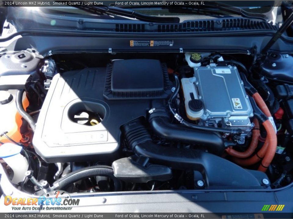 2014 Lincoln MKZ Hybrid 2.0 Liter Atkinson-Cycle DOHC 16-Valve iVCT 4 Cylinder Gasoline/Electric Hybrid Engine Photo #13
