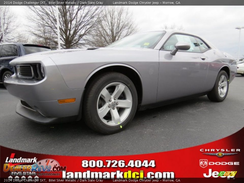 2014 Dodge Challenger SXT Billet Silver Metallic / Dark Slate Gray Photo #1