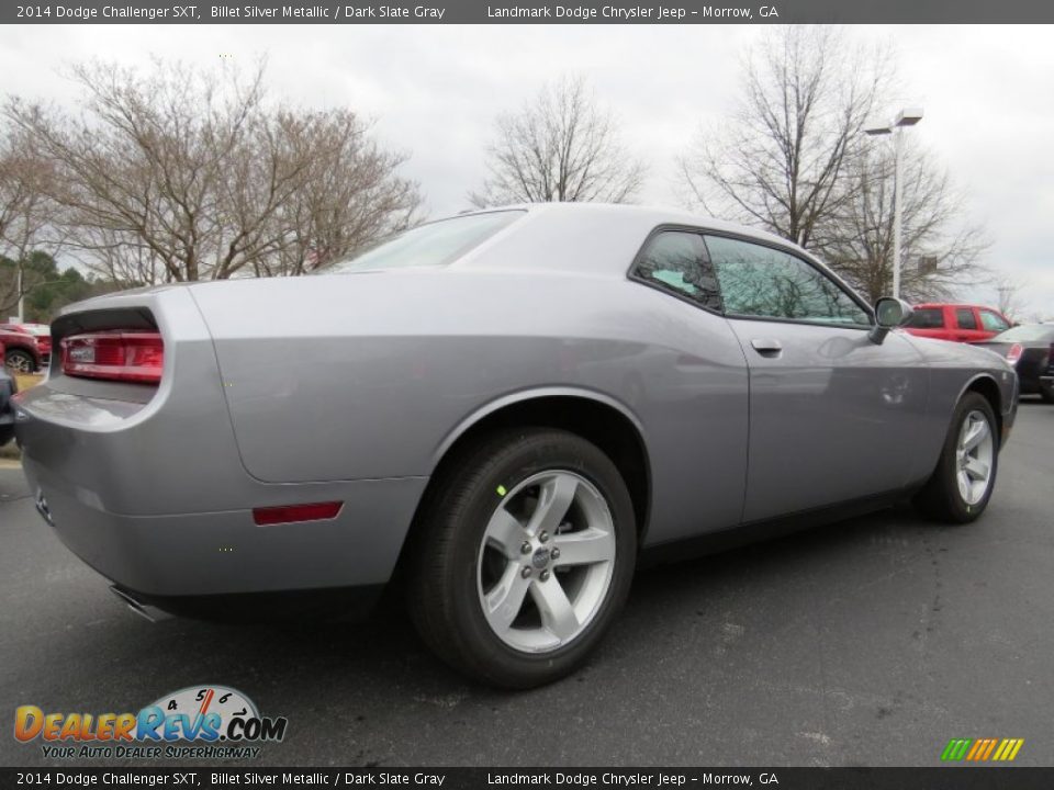 2014 Dodge Challenger SXT Billet Silver Metallic / Dark Slate Gray Photo #3