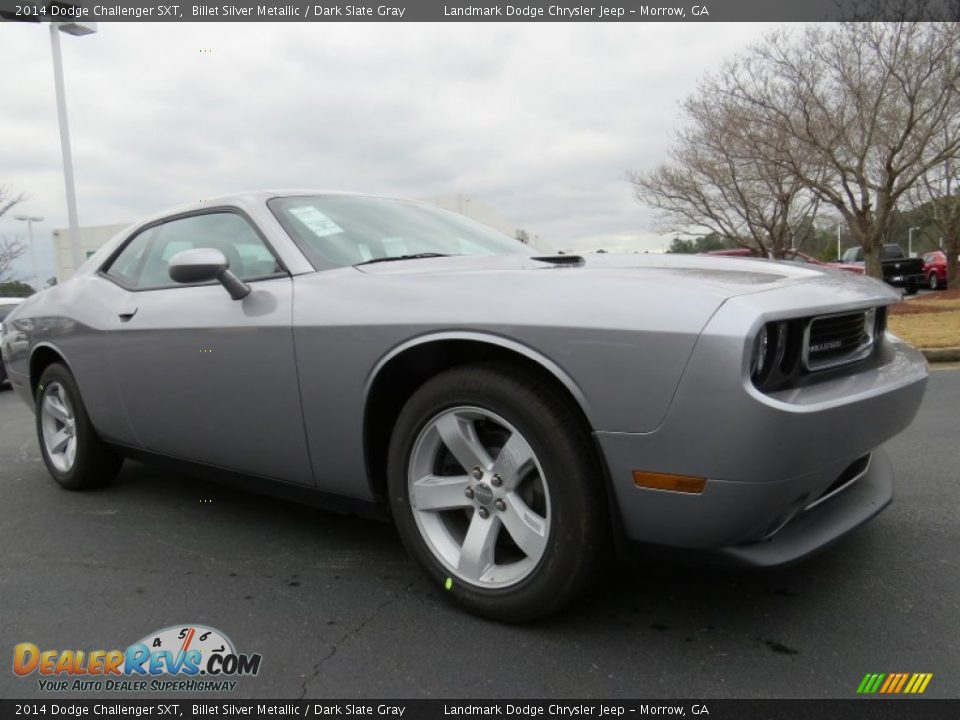 2014 Dodge Challenger SXT Billet Silver Metallic / Dark Slate Gray Photo #4