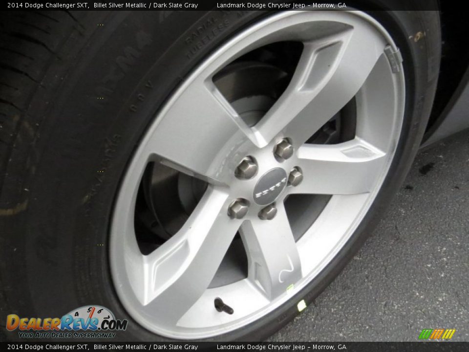 2014 Dodge Challenger SXT Billet Silver Metallic / Dark Slate Gray Photo #5
