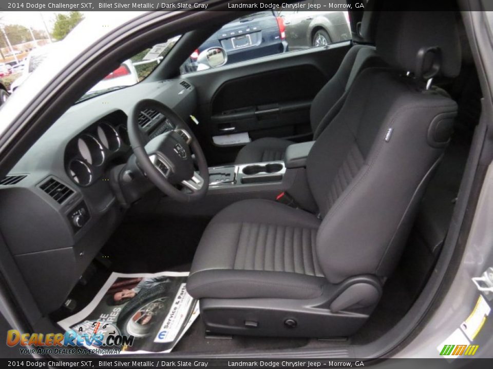 2014 Dodge Challenger SXT Billet Silver Metallic / Dark Slate Gray Photo #6