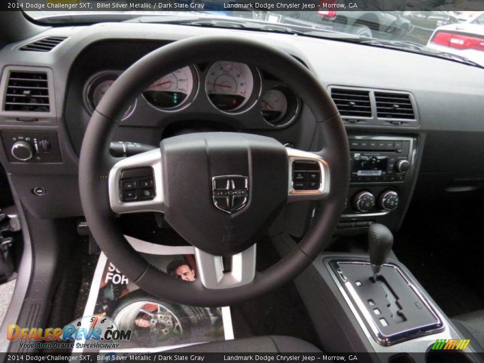 2014 Dodge Challenger SXT Billet Silver Metallic / Dark Slate Gray Photo #7