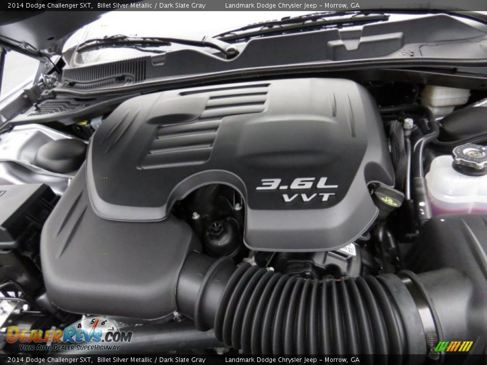 2014 Dodge Challenger SXT Billet Silver Metallic / Dark Slate Gray Photo #8