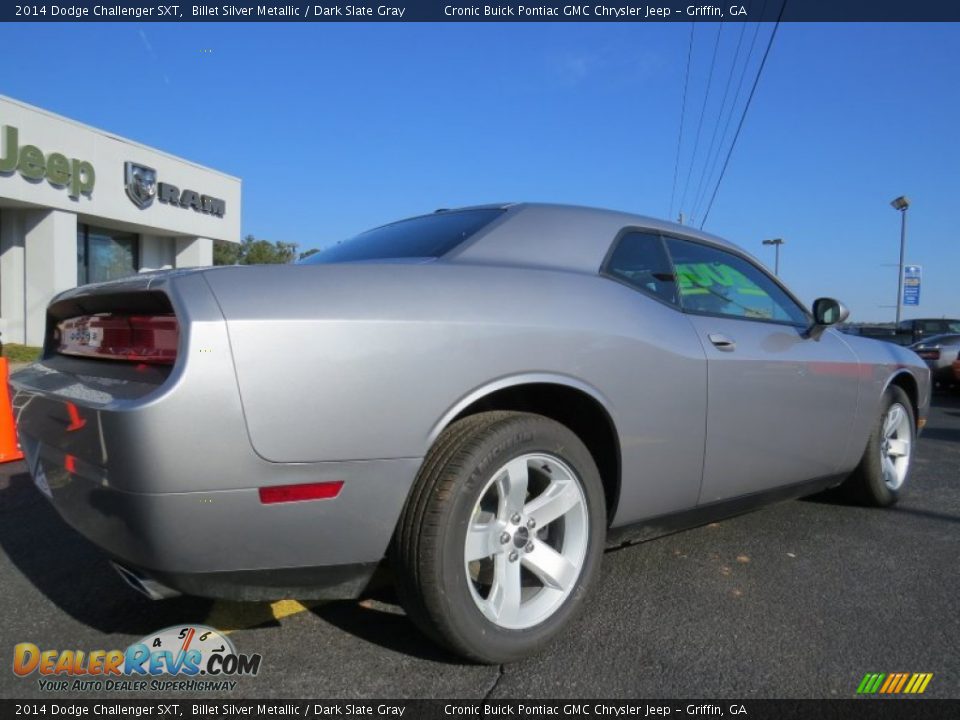 2014 Dodge Challenger SXT Billet Silver Metallic / Dark Slate Gray Photo #7
