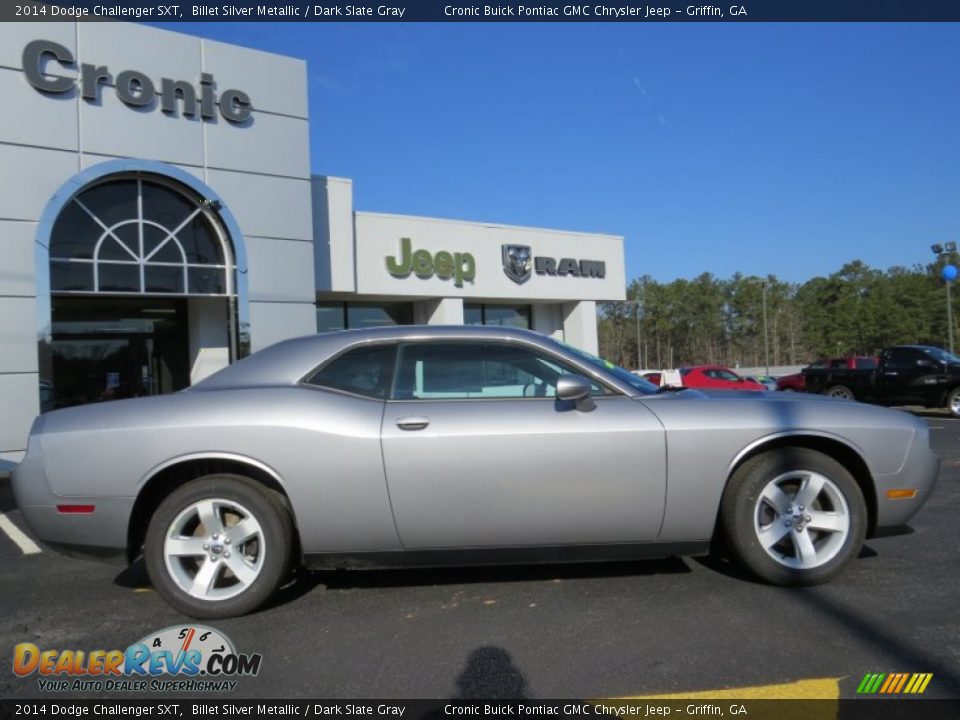 2014 Dodge Challenger SXT Billet Silver Metallic / Dark Slate Gray Photo #8