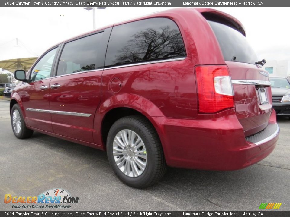2014 Chrysler Town & Country Limited Deep Cherry Red Crystal Pearl / Black/Light Graystone Photo #2
