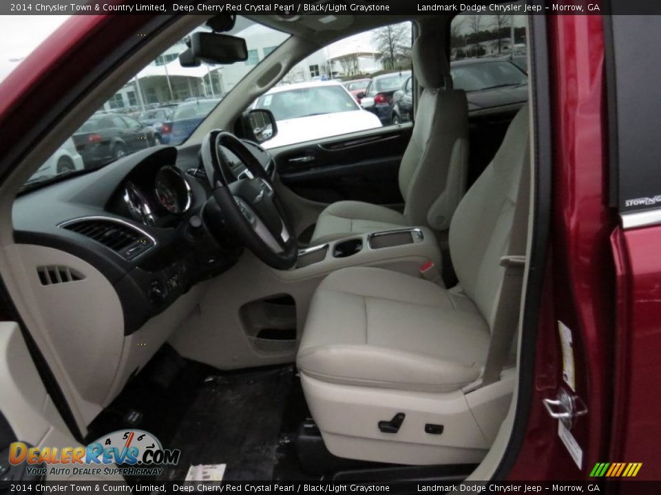 2014 Chrysler Town & Country Limited Deep Cherry Red Crystal Pearl / Black/Light Graystone Photo #6