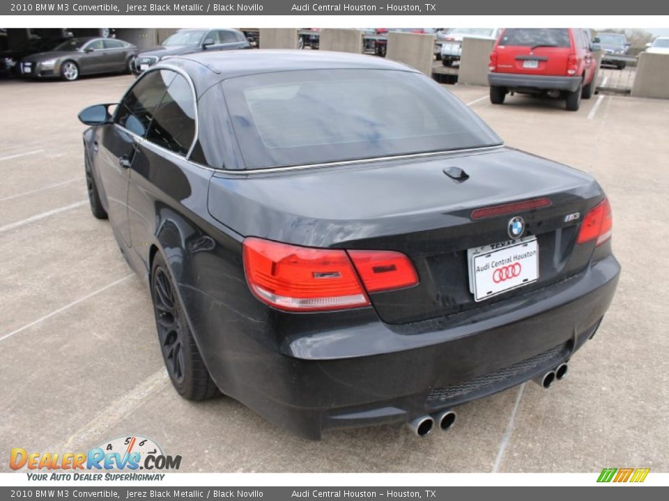2010 BMW M3 Convertible Jerez Black Metallic / Black Novillo Photo #9