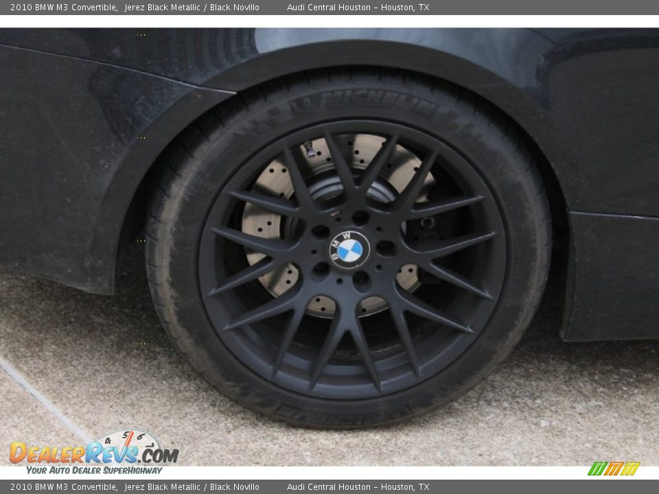 2010 BMW M3 Convertible Jerez Black Metallic / Black Novillo Photo #12