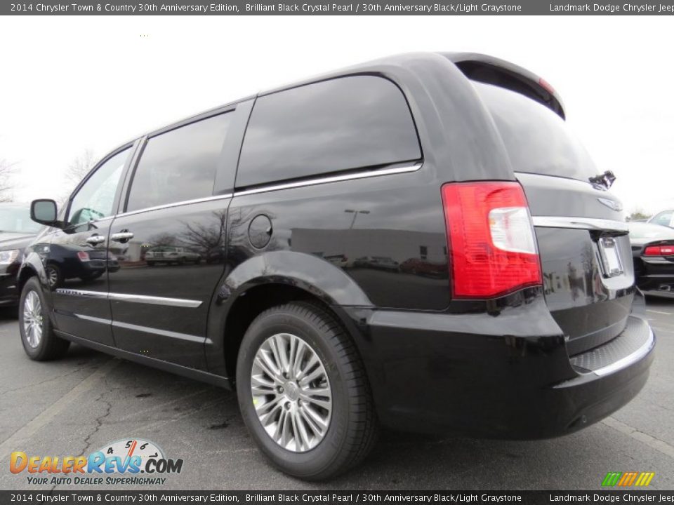 2014 Chrysler Town & Country 30th Anniversary Edition Brilliant Black Crystal Pearl / 30th Anniversary Black/Light Graystone Photo #2