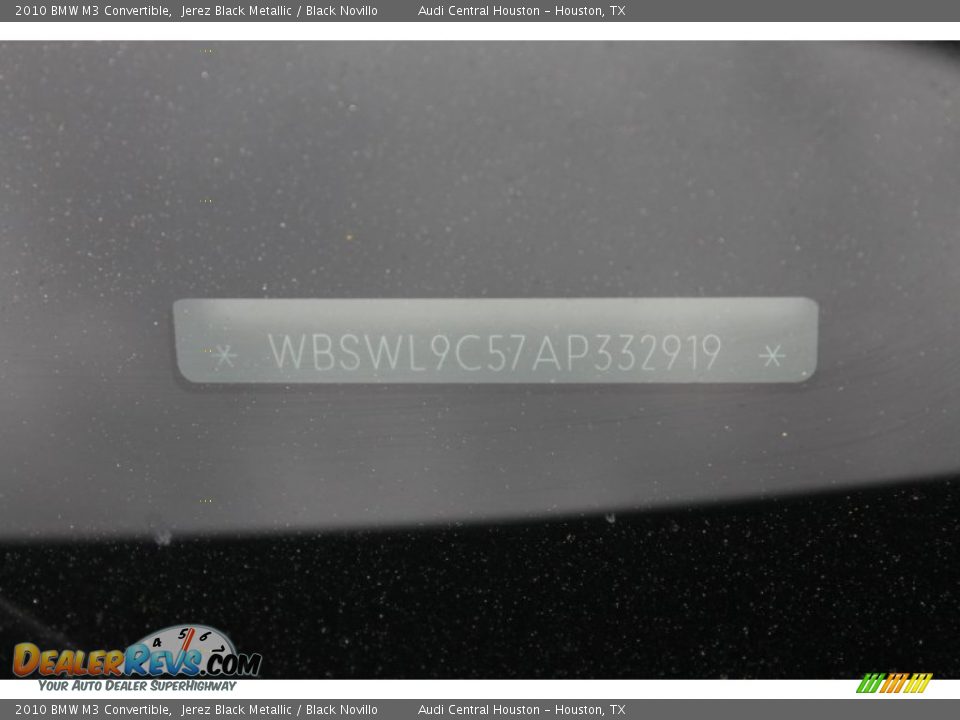 2010 BMW M3 Convertible Jerez Black Metallic / Black Novillo Photo #27