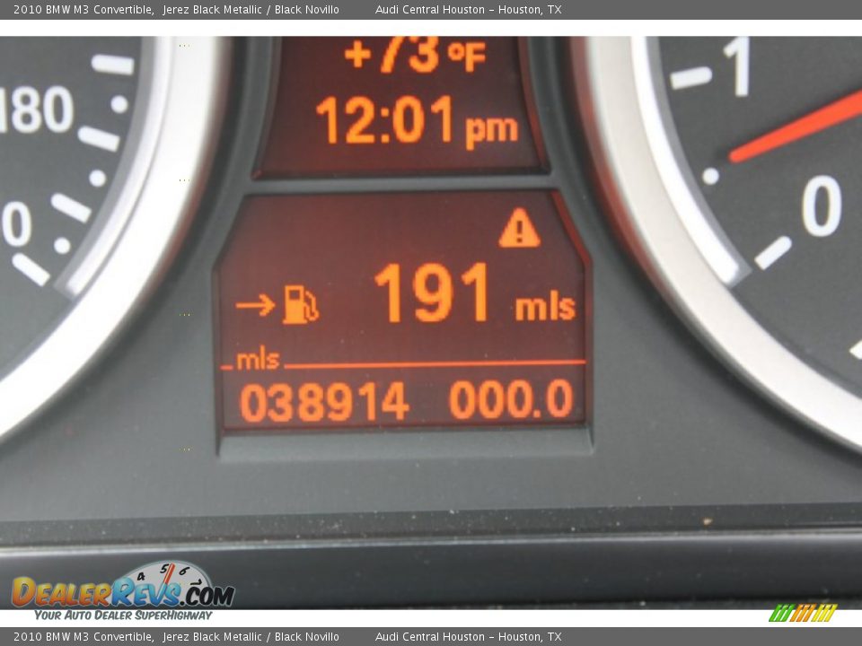 2010 BMW M3 Convertible Jerez Black Metallic / Black Novillo Photo #28
