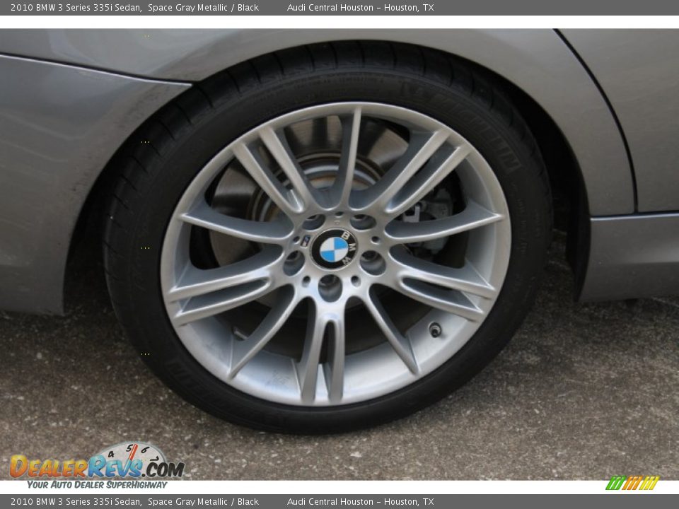 2010 BMW 3 Series 335i Sedan Space Gray Metallic / Black Photo #9