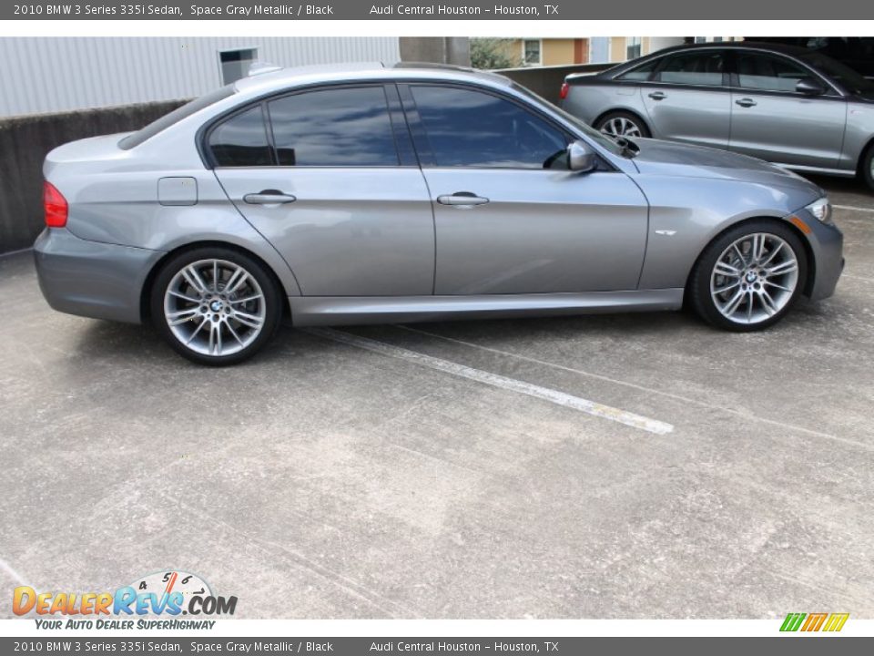 2010 BMW 3 Series 335i Sedan Space Gray Metallic / Black Photo #10