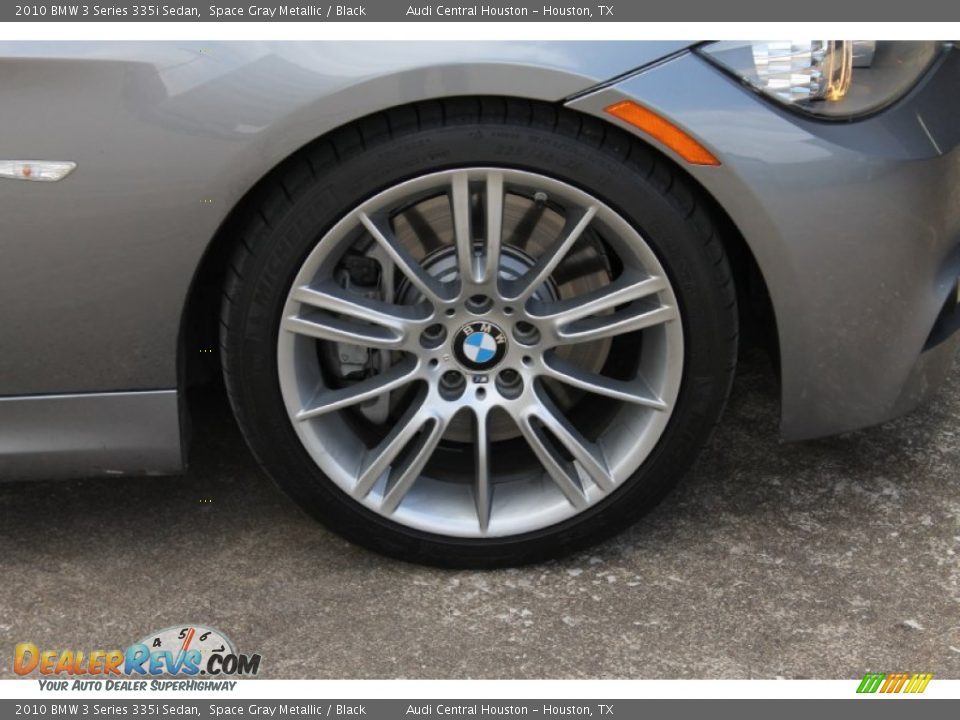 2010 BMW 3 Series 335i Sedan Space Gray Metallic / Black Photo #11