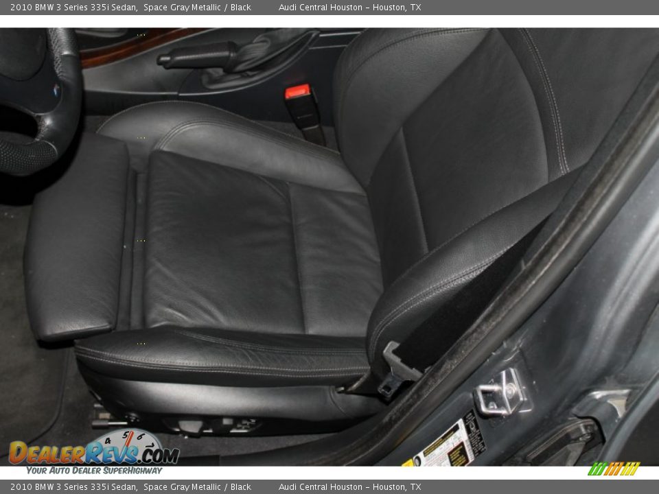 2010 BMW 3 Series 335i Sedan Space Gray Metallic / Black Photo #13