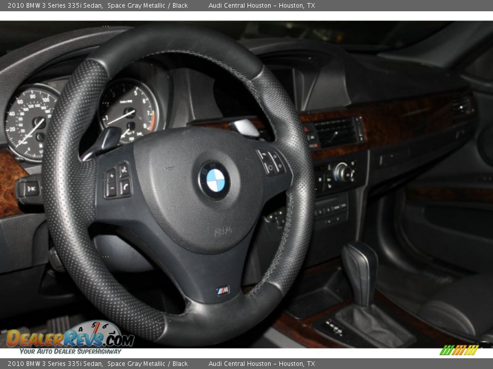 2010 BMW 3 Series 335i Sedan Space Gray Metallic / Black Photo #14
