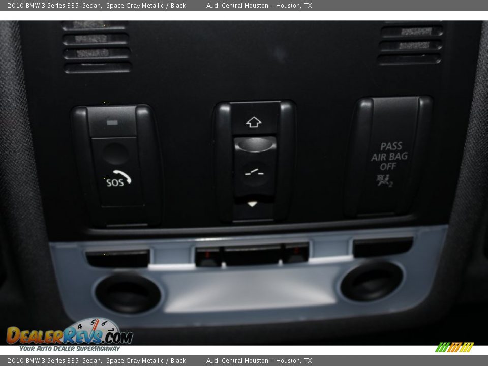2010 BMW 3 Series 335i Sedan Space Gray Metallic / Black Photo #15