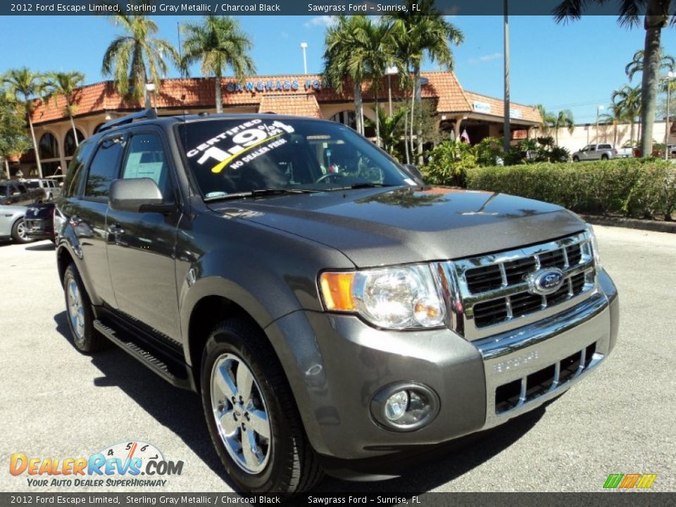 2012 Ford Escape Limited Sterling Gray Metallic / Charcoal Black Photo #1