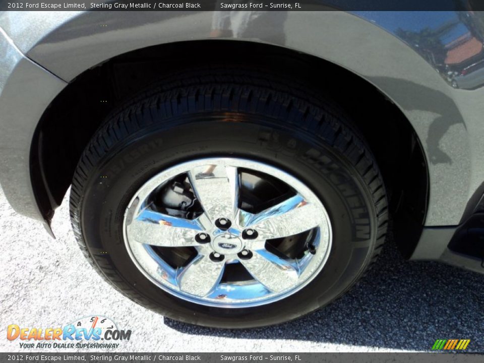 2012 Ford Escape Limited Sterling Gray Metallic / Charcoal Black Photo #11