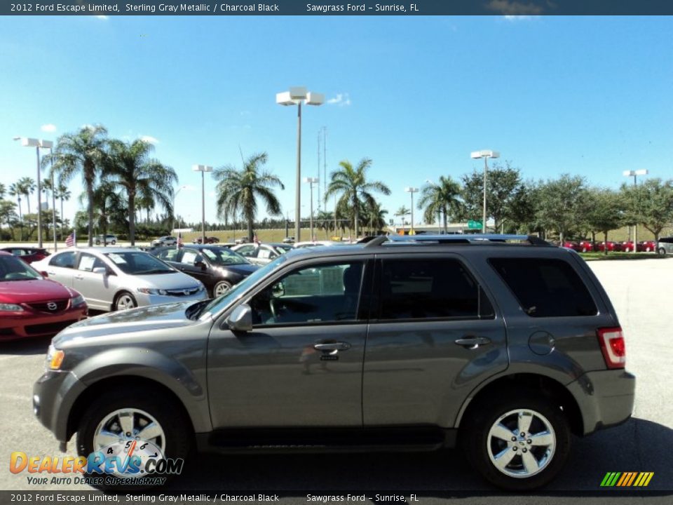 2012 Ford Escape Limited Sterling Gray Metallic / Charcoal Black Photo #12