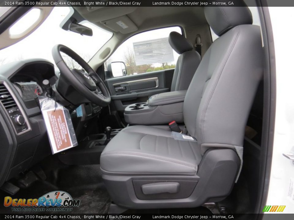 Front Seat of 2014 Ram 3500 Regular Cab 4x4 Chassis Photo #7