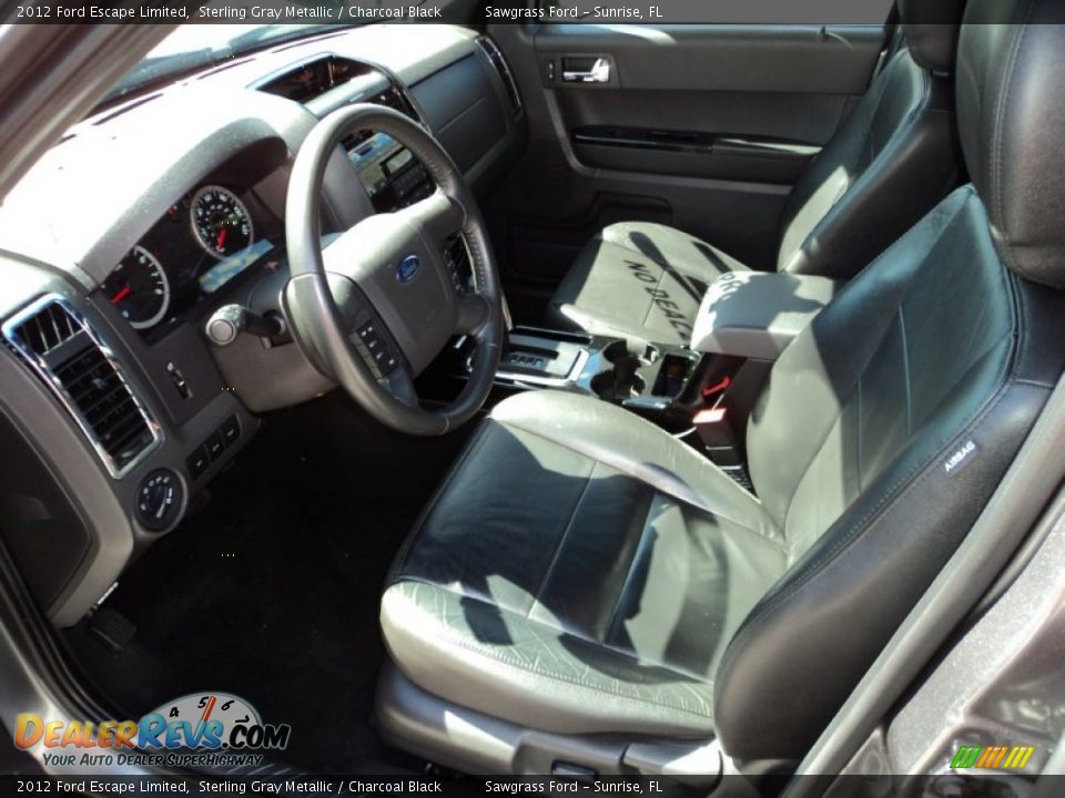 2012 Ford Escape Limited Sterling Gray Metallic / Charcoal Black Photo #18