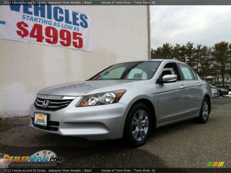 2012 Honda Accord SE Sedan Alabaster Silver Metallic / Black Photo #1