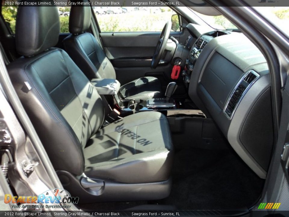 2012 Ford Escape Limited Sterling Gray Metallic / Charcoal Black Photo #21